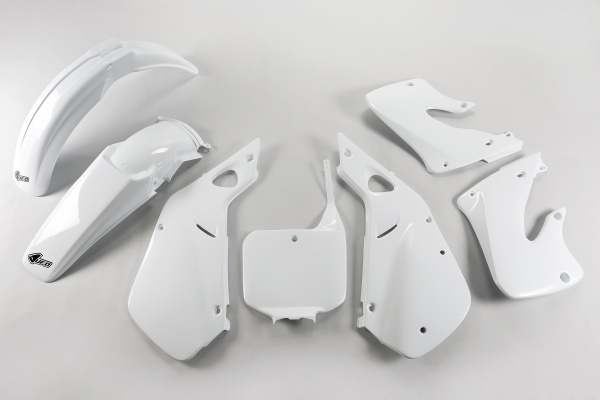Plastic Kit white for Honda CR 125 R 2T (1998-99) - CR 250 R 2T (1997-99)